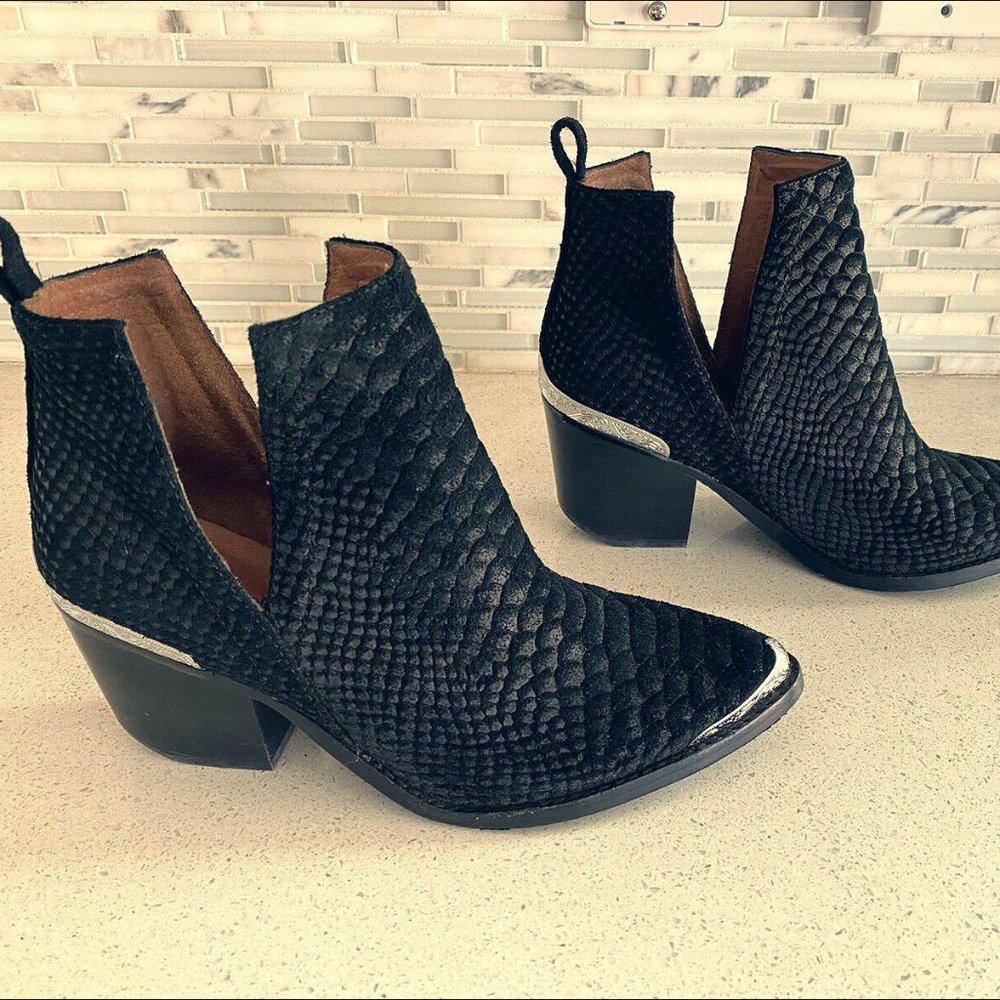 Jeffrey Campbell Cromwell Cutout Western Bootie